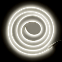 Неон світлодіодний COB/FCOB 220В 5х10мм 9W 288 д.м. IP67 нейтральний білий 4000К (ціна 1м)