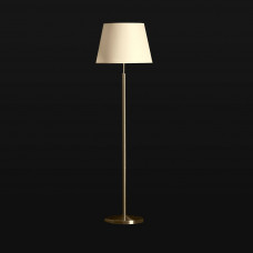 Підлоговий світильник для вітальні/спальні бронзовий корпус, плафон текстиль Е27