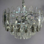 Підвісна кришталева люстра на 9 лампочок E14, площа освітлення 14-18 м² - фото №3