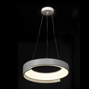 Підвісна люстра led біла Ø48 см 116 Вт регульований підвіс 1.5 м 3200-6000К...