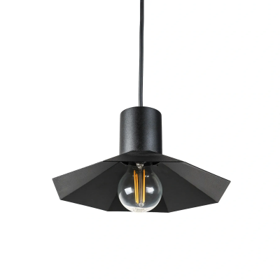 Підвісна люстра скандинавський стиль E27 металевий конус 240×120 мм