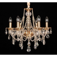 Підвісна люстра з кришталевими підвісами 8xE14 класичний стиль