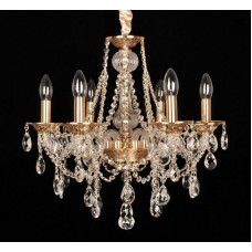 Підвісна люстра з кришталевими підвісами 8xE14 класичний стиль