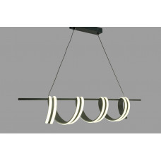 Підвісний led світильник хвиля 55Вт 3000-6000К IP20 чорний