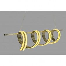 Підвісний led світильник хвиля 55Вт 3000–6000K 100 см IP20 золото