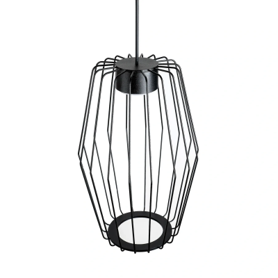 Підвісний металевий світильник циліндр GX53 для кухні та вітальні чорний