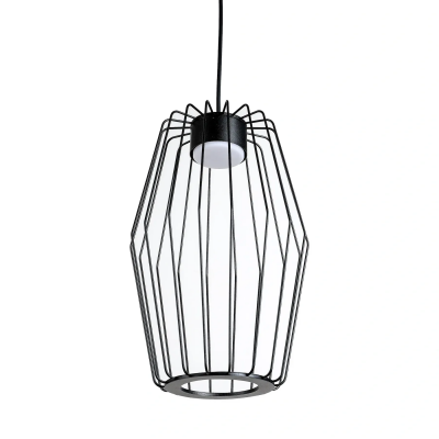 Підвісний металевий світильник циліндр GX53 для кухні та вітальні чорний