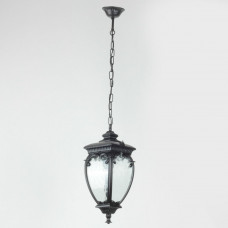 Світильник на терасу підвісний металевий чорний під лампу Е27