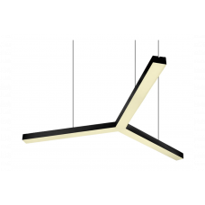 Підвісний світлодіодний світильник Y 27Вт 4000K 7700Лм чорний