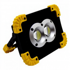 Портативний led прожектор 20W COB/SMD холодне світло 300Лм