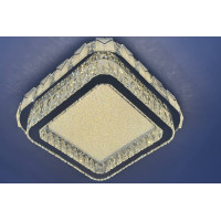 Потужна кришталева led люстра 50×50см 220Вт 3200-6000К IP20 з пультом