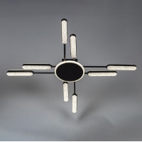 Потужна стельова led люстра 132 Вт 9 світлових елементів 3000-6500К з димер...