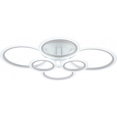 Мощная люстра светодиодная 132Вт 11880Лм 3000-6500К белый корпус с пультом