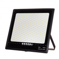 Мощный led прожектор на солнечной батарее 400Вт 6500K IP65 3200Лм с пультом