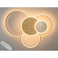 Пристельовий led світильник 100Вт золото 3200-6500К пульт, димер