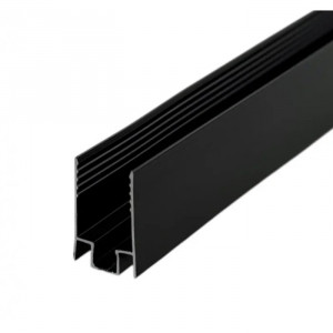 Профиль алюминиевый черный 2м для неона 8×16мм анодированный 0,6мм LED STOR...