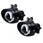 Противотуманные Bi-LED линзы FOG HL3 Nissan 3.0" 30W 3Color 3000/4300/6000K комплект - фото №1