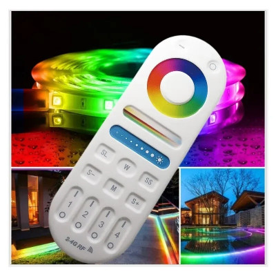 Пульт управления led лентой RGB+CCT RGBW CCT MONO 15А RF 2.4G 4 зоны
