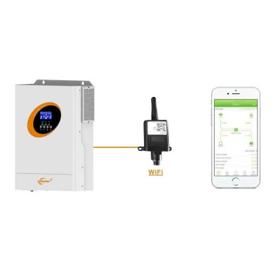 Резервне живлення для квартири інвертор 5500Вт JsdsolarJ5500HP-24 +акумулятор SRP LiFePO4 48V100A