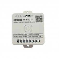 RGBW контролер для світлодіодної стрічки Smart 5-24В Bluetooth SP630e SPI+5CH PWM