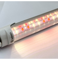 Розовая LED лампа Т8 G13 16W 1,2м для освещения мясного прилавка двухстороннее подключение