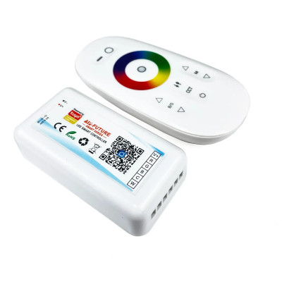 Смарт контроллер RGB+CCT 18A 5-24В с Wi-Fi и сенсорным пультом