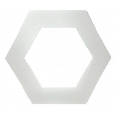 Рассеиватель для шестиугольного фигурного LED светильника 0.6м матовый поликарбонат.