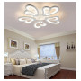 Потолочная люстра цветок 100W 9000Лм 3 цвета свечения, с пультом - фото №2