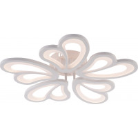 Потолочная люстра цветок 100W 9000Лм 3 цвета свечения, с пультом