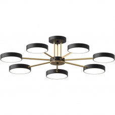 Потолочная светодиодная люстра 126Вт Ø800 мм, регулировка цвета света с дим...