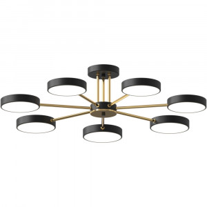 Стельова світлодіодна люстра 126Вт Ø800 мм, регулювання кольору світла з димером