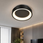 Потолочный led светильник 38Вт 3200-6000К с димером и пультом черный Ø30 см - фото №1