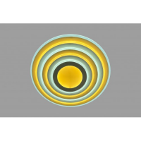 LED люстра кільцева 130W 3000–6000K димер Ø50 см