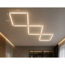 Стельовий модульний led світильник 220Вт 6000K холодний білий