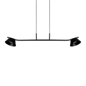 Подвесной потолочный светильник 2 конуса GX53 для обеденной зоны