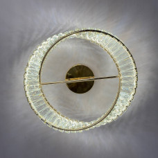 Стельовий світильник led 60 Вт кришталь, димер Ø50 см