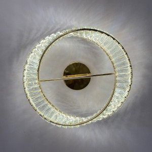 Потолочный светильник led 60 Вт хрусталь, димер Ø50 см