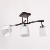 Потолочный светильник на три плафона для гостиной цоколь Е27