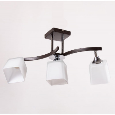 Стельовий світильник на три плафони для вітальні цоколь Е27