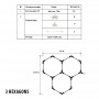 Стельовий світлодіодний світильник 3 гексагони 105Вт 6000К 1641×1600 мм - фото №2