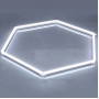 Стельовий світлодіодний світильник Hexagon 108W 6000K - фото №2