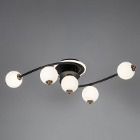 Стильна люстра світлодіодна 90Вт 3000-6500К 6 джерел світла, нічник/димер