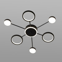 Стильна світлодіодна люстра 126Вт 7 джерел світла, нічник/димер 3000-6000К ...