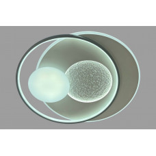 Современная led люстра 120W 3000К–6000К IP20 накладная с регулировкой света, без пульта