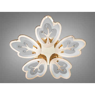 Сучасна led люстра квітка 90 Вт з димером і зміною температури світла