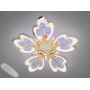 Сучасна led люстра квітка 90 Вт з димером і зміною температури світла - фото №1