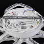 Сучасна led люстра з кришталевим декором 112W з ДК, димуванням та 3 режимами світла - фото №3