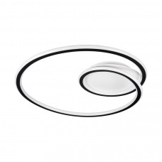 Сучасна led люстра з подвійним кільцевим дизайном 56 Вт три режими світла