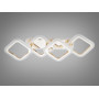 Современный LED светильник на потолок 60W, димер, RGB, управление пультом - фото №4