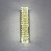 Сучасний led світильник настінний золото 30 Вт 3 кольори світіння